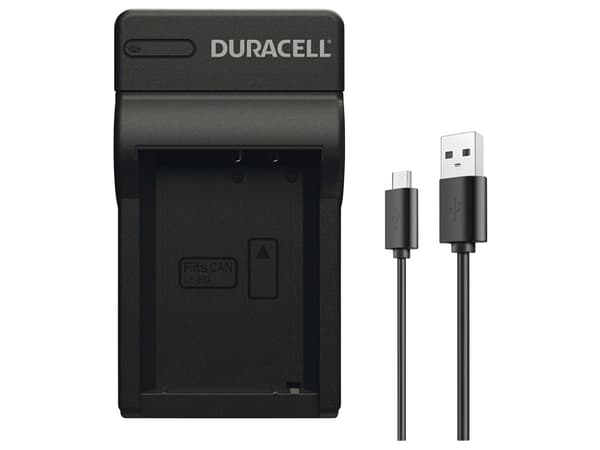 Duracell DRC5905, USB, Canon LP-E10, Sort, Innendørs, 5 V, 5 V