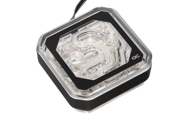 Alphacool Eisblock XPX Aurora, Vannblokk, Nylon, Perspex, Sort, Gjennomsiktig, LGA 1150 (kontakt H3), LGA 1151 (kontakt H4), LGA 1155 (Socket H2), LG