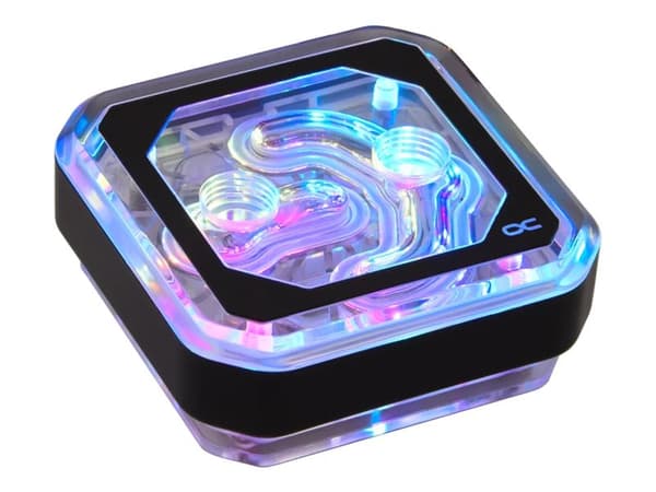 Alphacool Eisblock XPX Aurora, Vannblokk, Nylon, Perspex, Sort, Gjennomsiktig, LGA 1150 (kontakt H3), LGA 1151 (kontakt H4), LGA 1155 (Socket H2), LG