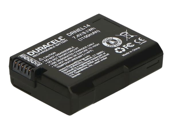 Duracell - Batteri - Li-Ion - 950 mAh - for Nikon D3200, D5100, D5200, D5300, D5500, D5600, Df; Coolpix P7000, P7100, P7700, P7800