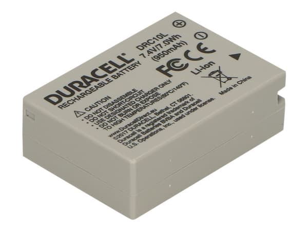 Duracell DRC10L - Batteri - Li-Ion - 820 mAh - för Canon PowerShot G1 X, G15, G3 X, SX40 HS, SX50 HS, SX60 HS