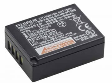 Fujifilm NP W126S - Batteri - Li-Ion - 1260 mAh - 8.7 Wh - for X Series X100, X-A20, X-A7, X-E4, X-H1, X-Pro3, X-S10, X-T100, X-T200, X-T3, X-T30, X-