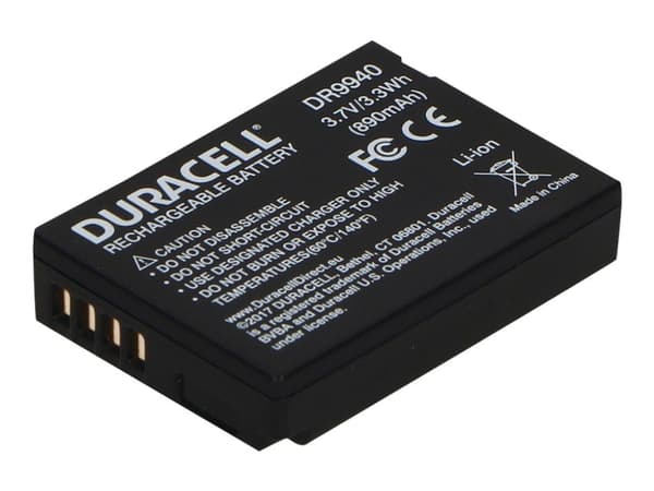 Duracell DR9940, 890 mAh, 3,7 V, Litiumioni (Li-Ion)