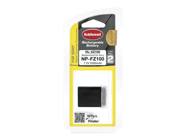 Hähnel Fototechnik HL-XZ100 kamerabatteri Refunder originalbatteri NP-FZ100 7,2 V 2000 mAh
