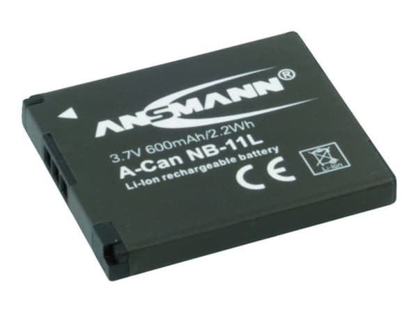 Ansmann A-Can NB 11 L - Batteri - Li-Ion - 600 mAh - for Canon IXUS 17X, 18X, 190, 285; IXY 190, 640; PowerShot SX420; PowerShot ELPH 180, 190, 360