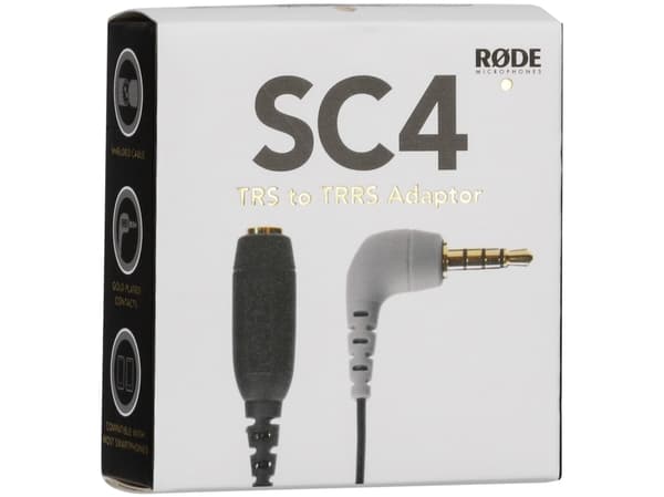 Rode SC4 Adapter 3,5mm TRS to TRRS for smartLav