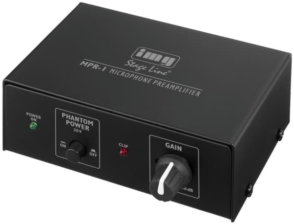 IMG StageLine MPR-1 1-kanavainen mikrofonin esivahvistin