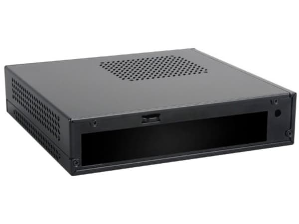 Akasa Cypher, Låg profil (Slimline), PC, Svart, Thin Mini-ITX, SPCC, HDD, Energiljus
