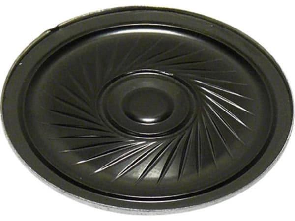 Visaton K 40, 1 W, Pyöreä, 2 W, 8 O, 350 - 6000 Hz, Musta