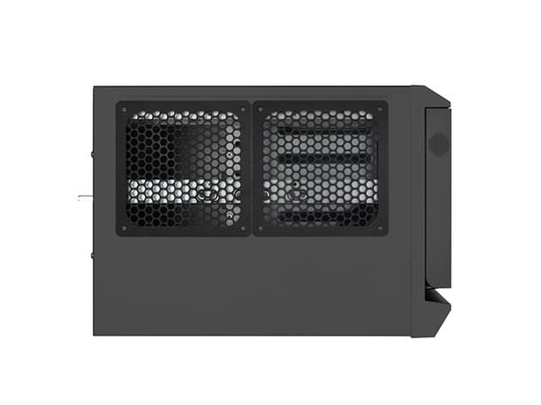 Silverstone CS381, PC, Svart, micro ATX, Mini-DTX, Mini-ITX, Metall, Plast, Access, HDD, Energiljus, 5,9 cm