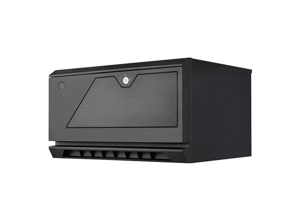 Silverstone CS381, PC, Svart, micro ATX, Mini-DTX, Mini-ITX, Metall, Plast, Access, HDD, Energiljus, 5,9 cm