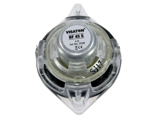 Visaton BF 45 S, Täydellinen kaiutinkaiutin, 4 W, soikea, 8 W, 8 ohmia (O), -25 - 70 °C