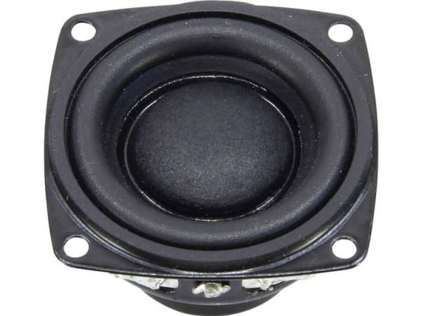 Visaton BF 37, Kokoäänialueen kaiutin, 5 W, 8 W, 4 O, 100 - 20000 Hz, Musta