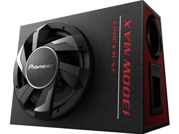 Pioneer TS-WX300A, Aktiivinen alibassokaiutin, 20 - 130 Hz, 113 dB, 50 - 125 Hz, Musta, Ferriitti