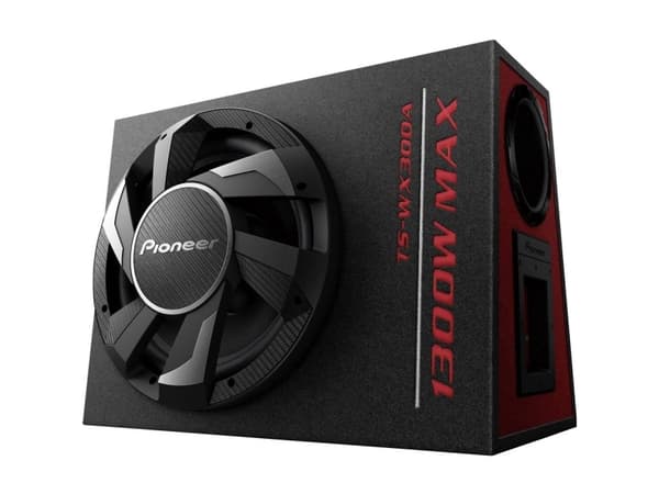 Pioneer TS-WX300A, Aktiivinen alibassokaiutin, 20 - 130 Hz, 113 dB, 50 - 125 Hz, Musta, Ferriitti
