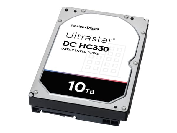 WD Ultrastar DC HC330 WUS721010AL5204 - Hårddisk - krypterad - 10 TB - intern - 3,5" - SAS 12Gb/s - 7200 rpm - buffert: 256 MB