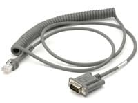 Zebra - Serielt kabel - DB-9 (hun) til RJ-45 (10-pins) (han) - 5 V - 2,74 m - snoet - for Symbol LS2208