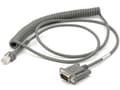 Miniatyrbilde 4 av 5: Zebra - Serielt kabel - DB-9 (hun) til RJ-45 (10-pins) (han) - 5 V - 2,74 m - snoet - for Symbol LS2208