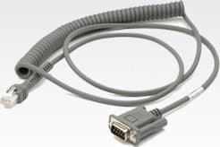 Zebra - Serielt kabel - DB-9 (hun) til RJ-45 (10-pins) (han) - 5 V - 2,74 m - snoet - for Symbol LS2208
