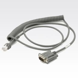 Zebra - Serielt kabel - DB-9 (hun) til RJ-45 (10-pins) (han) - 5 V - 2,74 m - snoet - for Symbol LS2208