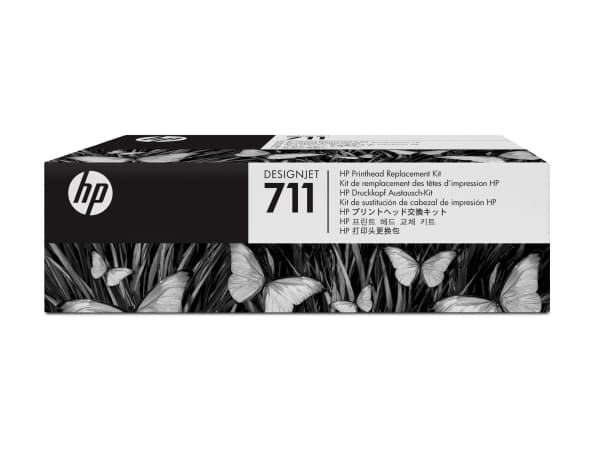 HP 711 - Svart, gul, cyan, magenta - skrivhuvud - för DesignJet T100, T120, T120 ePrinter, T125, T130, T520, T520 ePrinter, T525, T530