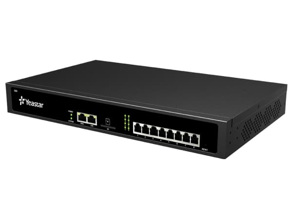 Yeastar S50, Sort, Skrivebord/veggmontering, G.711, G.722, G.726, G.729A, SIP (RFC3261), IAX2, UDP, TCP, TLS, SRTP, 10,100,1000 Mbit/s