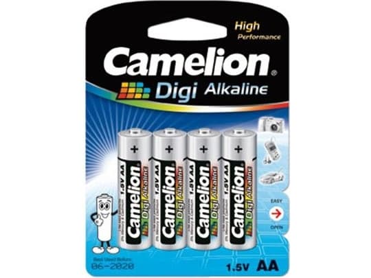 Camelion Digi Alkaline LR6-BP4 - Batteri 4 x AA-type - Alkalisk - 2800 mAh