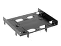 Miniatyrbilde 1 av 5: Sharkoon 5.25" BayExtension - Uttagbar harddiskramme - fra 5,25" til 3,5" / 2,5" - svart