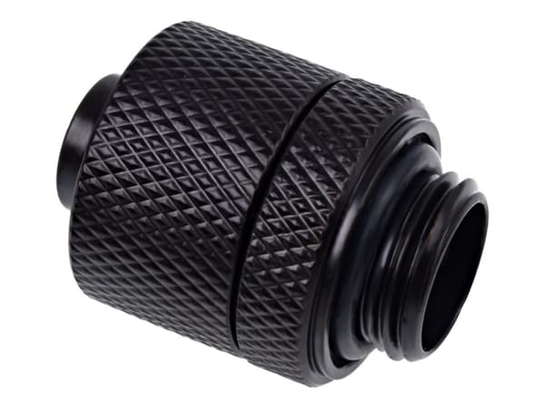 Alphacool Eiszapfen Connector Series - Klämringskoppling för vätskekylsystem - matt svart