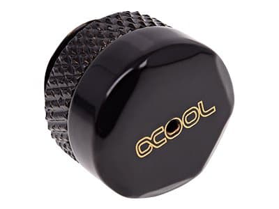 Alphacool Eiszapfen Pressure Valve G1/4 - Liquid cooling system pressure valve - mørkesvart