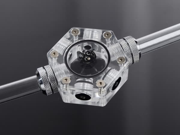 Bitspower BP-HFI, Svart, Gjennomsiktig, Flow indicator, 50 mm, 56,7 mm, 23 mm