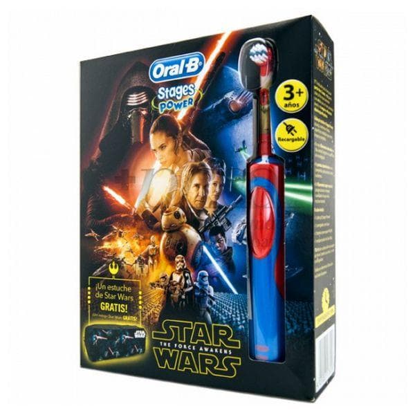 Elektrisk Tandborste Star Wars Oral-B Stages Power Vitality Blå Röd