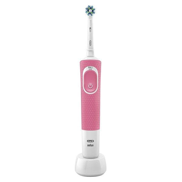 Elektrisk Tandborste Oral-B Vitality D100 Cross Action Vit Rosa