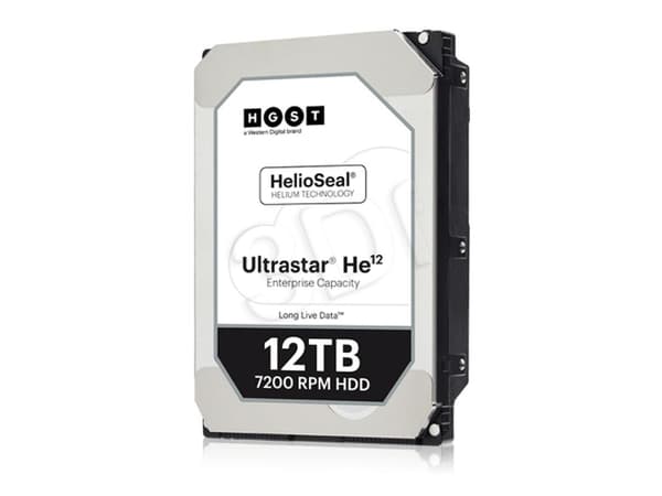 WD Ultrastar DC HC520 HUH721212AL5204 - Harddisk - 12 TB - intern - 3,5" - SAS 12Gb/s - 7200 rpm - buffer: 256 MB