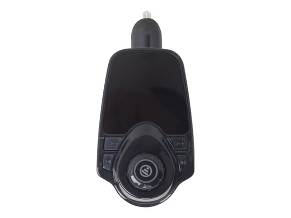 Gembird BTT-01 - Bluetooth hands-free car kit / FM transmitter / charger for mobiltelefon, nettbrett - svart