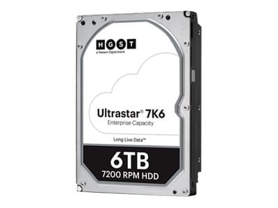 WD Ultrastar DC HC310 HUS726T6TAL5204 - Hårddisk - 6 TB - intern - 3,5" - SAS 12Gb/s - 7200 rpm - buffert: 256 MB