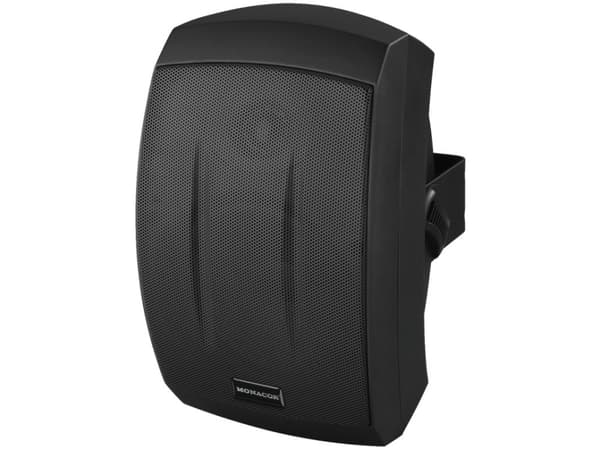 Monacor ESP-232/SW, 2-veis, 1.0 kanaler, Koblet med ledninger (ikke trådløs), 30 W, 75 - 20000 Hz, Sort