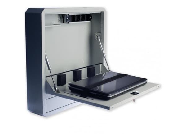 Techly ICRLIM01, Grå, Stål, 48,3 cm (19"), Kod, 596 mm, 127 mm