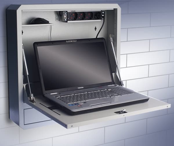 Techly ICRLIM01, Grå, Stål, 48,3 cm (19"), Kod, 596 mm, 127 mm