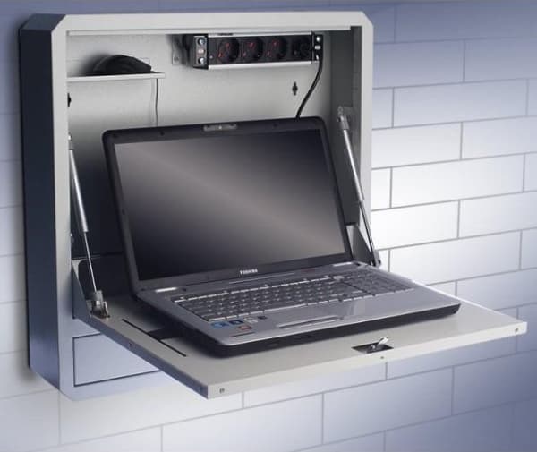Techly ICRLIM01, Grå, Stål, 48,3 cm (19"), Kod, 596 mm, 127 mm