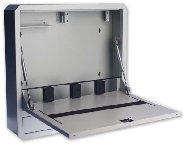 Techly ICRLIM01, Grå, Stål, 48,3 cm (19"), Kod, 596 mm, 127 mm