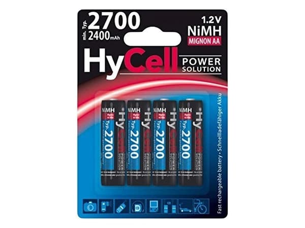 X4ENERGY - Akku 4 x AA-tyyppi - NiMH - (ladattava) - 2600 mAh