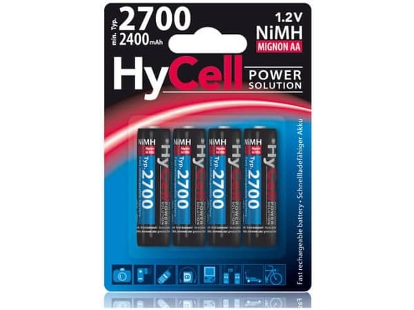 X4ENERGY - Akku 4 x AA-tyyppi - NiMH - (ladattava) - 2600 mAh