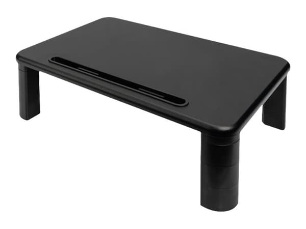 DIGITUS Ergonomic Monitor Riser - Ställ - för Bildskärm - svart Svart