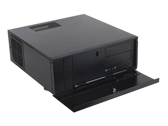 Silverstone Grandia GD07, HTPC, PC, Svart, ATX, EATX, micro ATX, SSI CEB, SSI EEB, Gjuten aluminium, Stål, Hem / Kontor