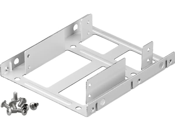 Goobay 95875, Universal, Monteringsfäste för HDD, Silver, 2.5", 103 mm, 115 mm