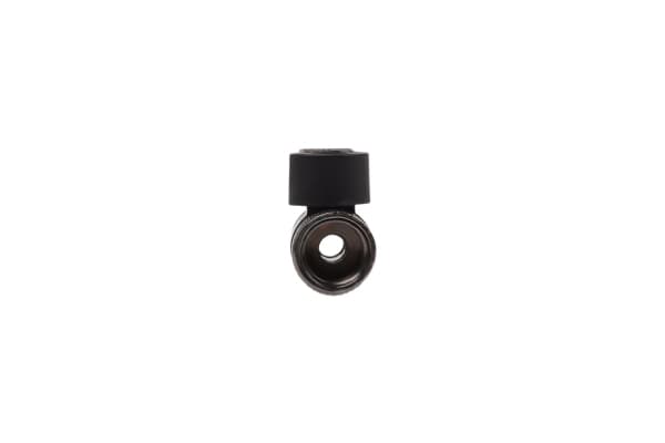 Alphacool 2-way ball valve - Manuell kulventil för vätskekylsystem - svart nickel