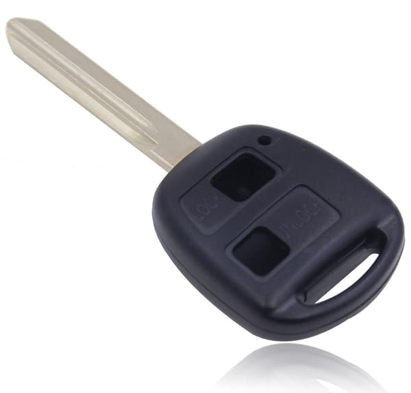 2-knaps bilnøgle udskiftning TOY47 + tastatur til Toyota