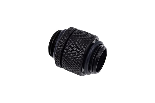 Alphacool Eiszapfen Connector Series Double-Threaded - Inpassning till vätskekylsystem - svart