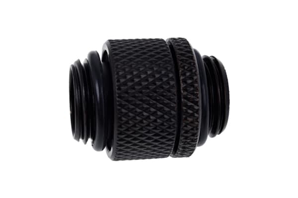 Alphacool Eiszapfen Connector Series Double-Threaded - Inpassning till vätskekylsystem - svart